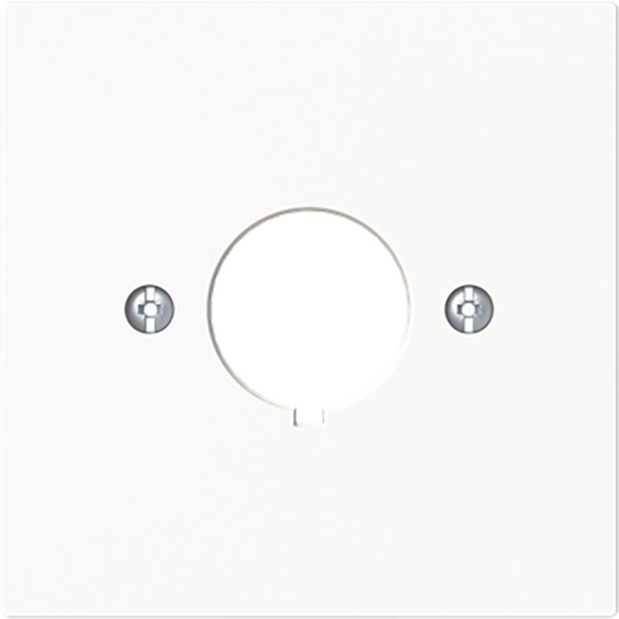 Centraalplaat boring 22.5mm art-matwit (2533-44M)