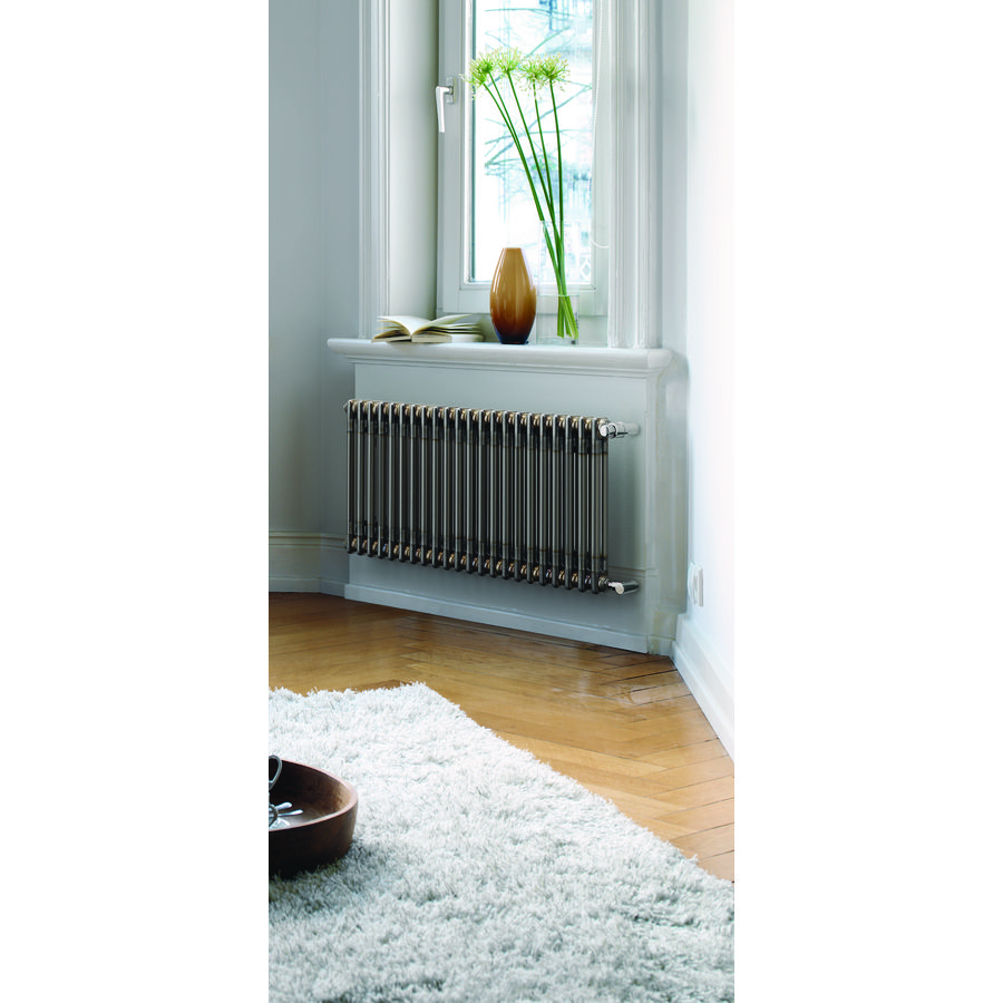 2-Kolomradiator Charleston Hor. 2055-16 RAL9016 AS:S001