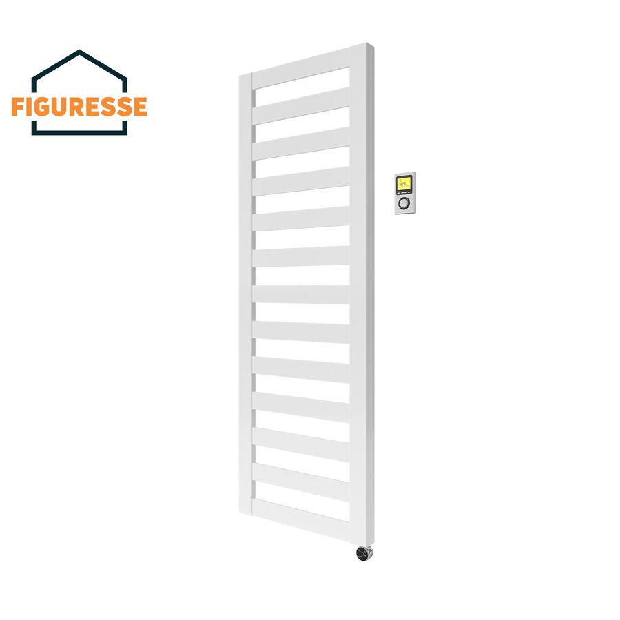 Elektrische handdoekradiator Rasp E 1222x606 wit RAL9016