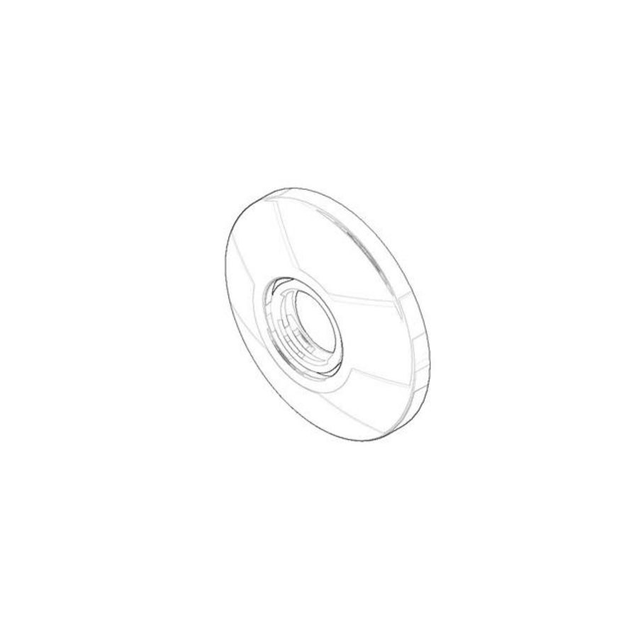 Rozet 80x80x19mm chr 04270101500-00