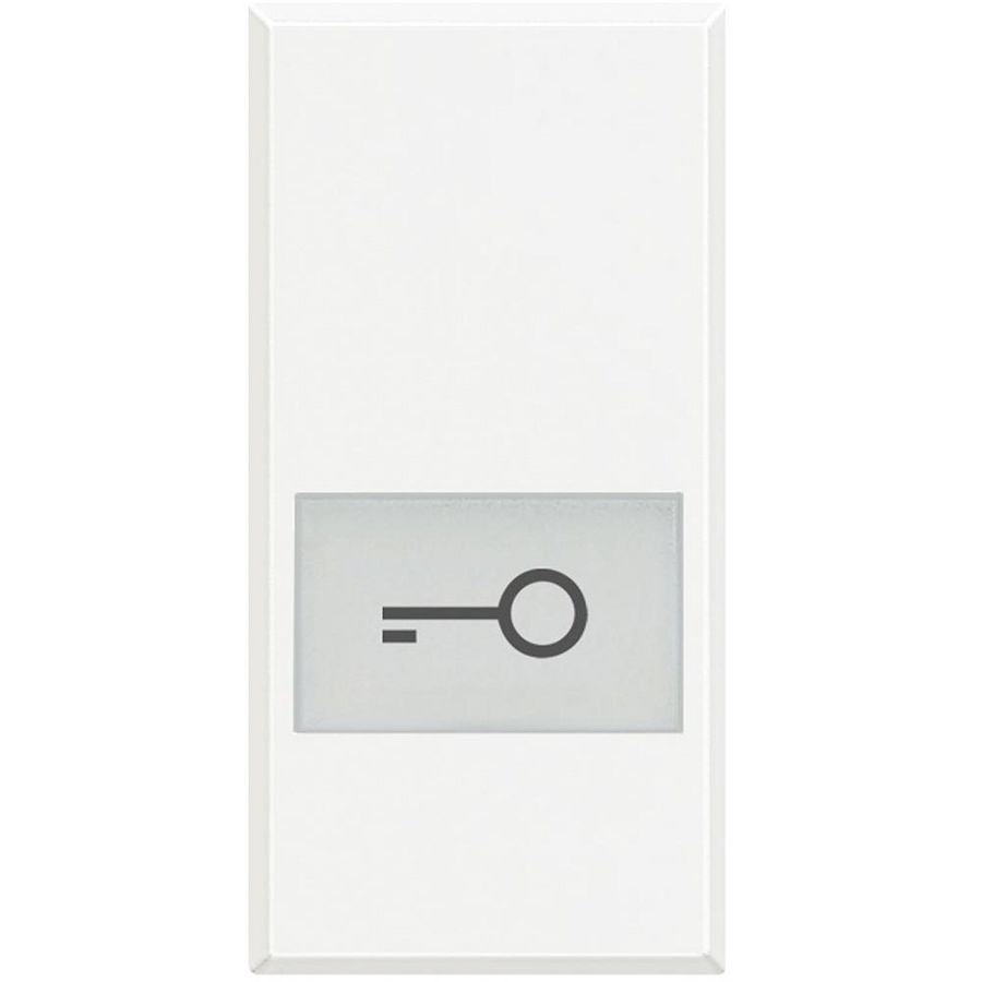 Toets sleutel symbool 1 module Axolute White