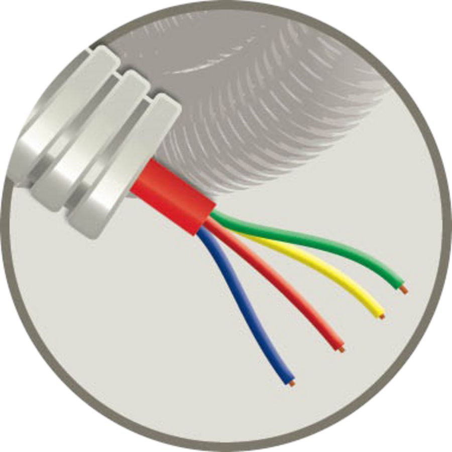 Rol a 100m. Buis snelflex 16mm brandmeldkabel 4x0,8