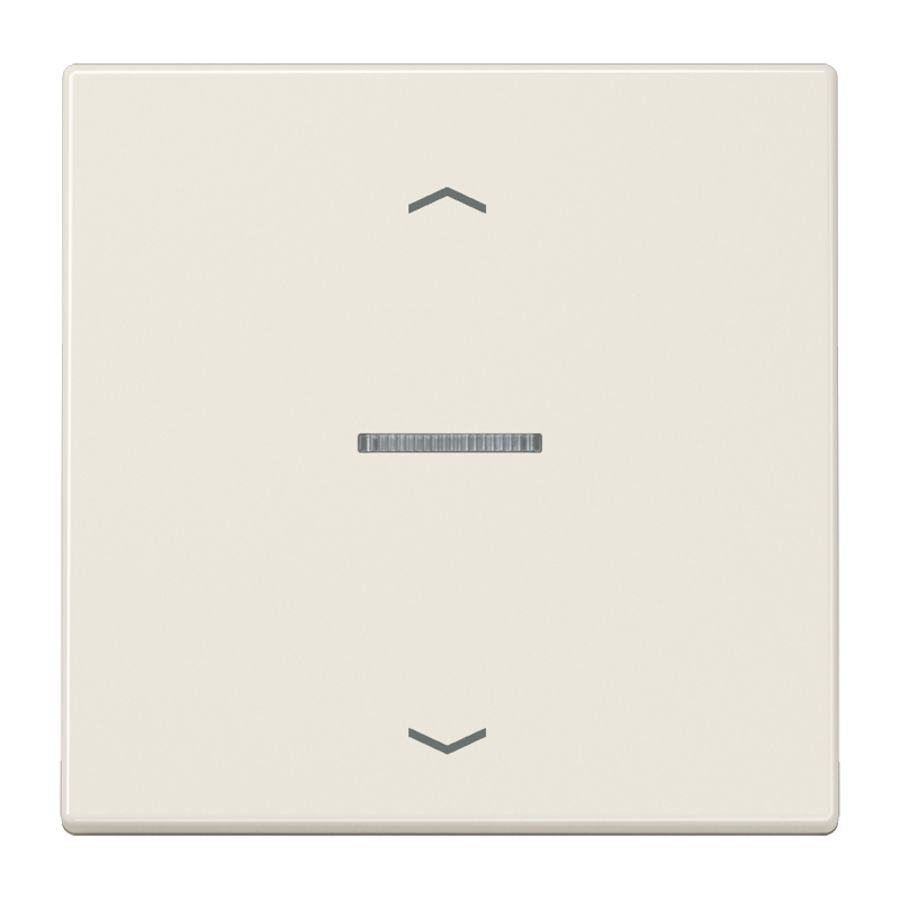 Stuurafdekking LS 1voudig wit pijl HOME