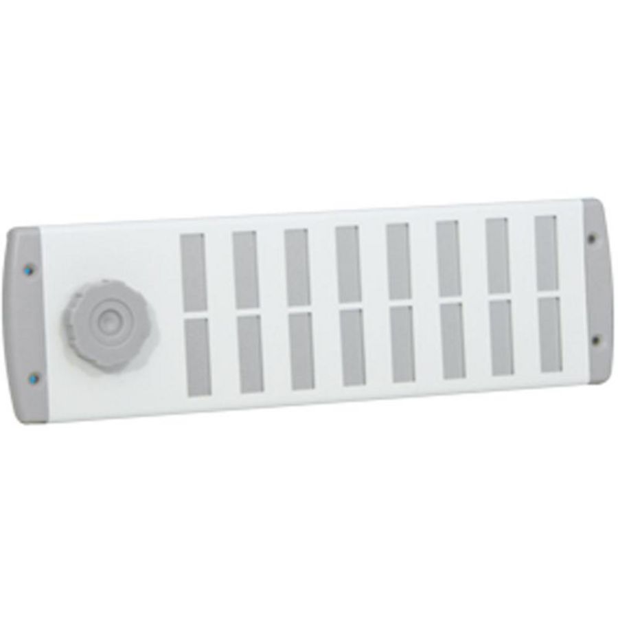 ALU schuifrooster Bold Line 300x90mm wit