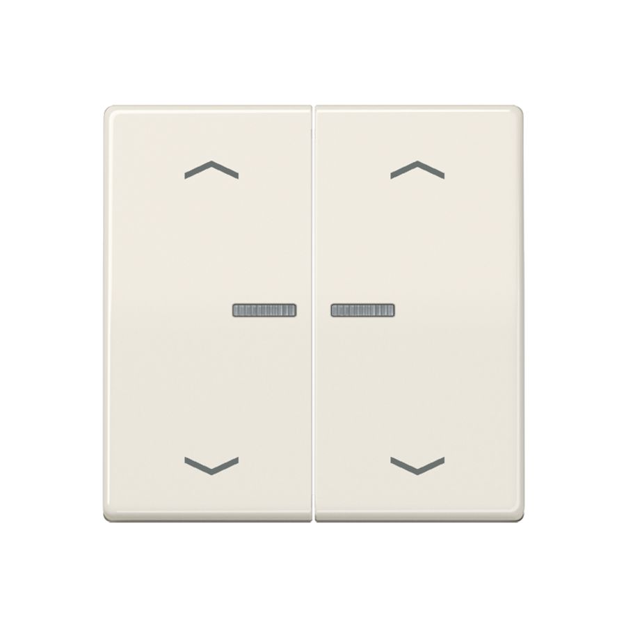 Stuurafdekking AS 2voudig wit pijl HOME