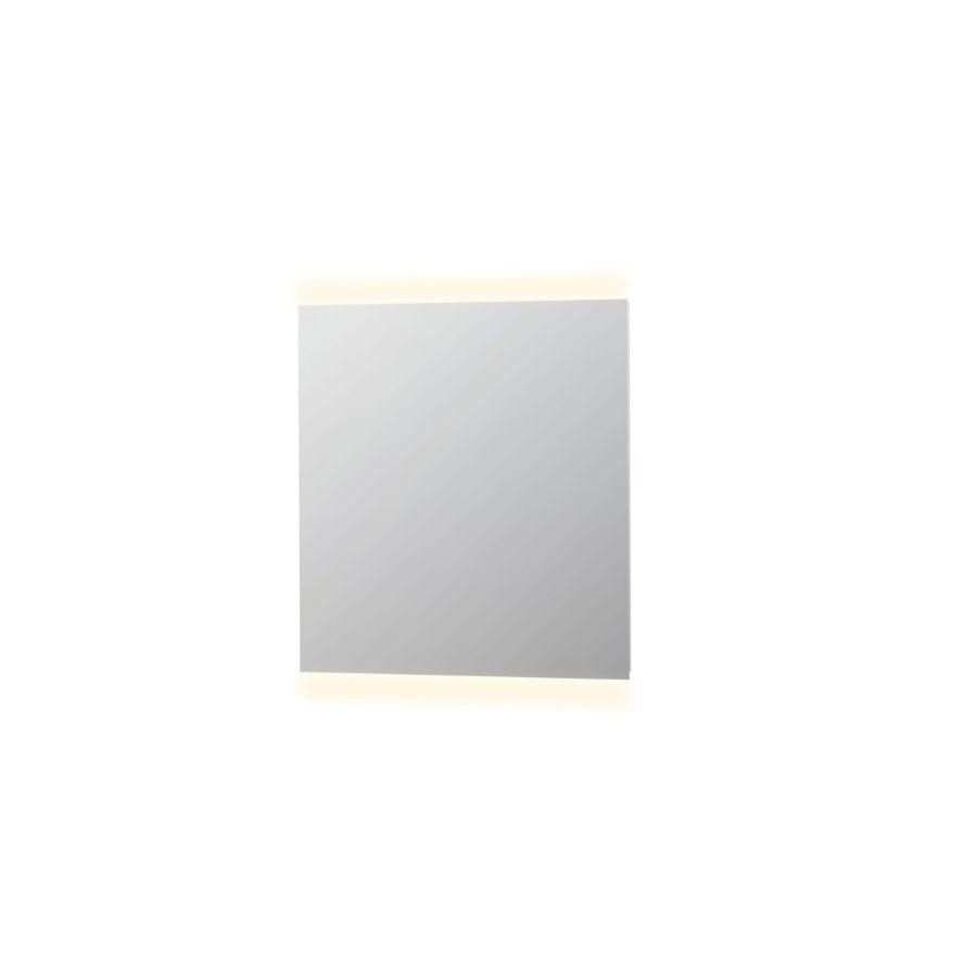 Spiegel SP4 op aluminium kader ind. LED-verl. ↑+↓ en sensor schakelaar 800x800mm