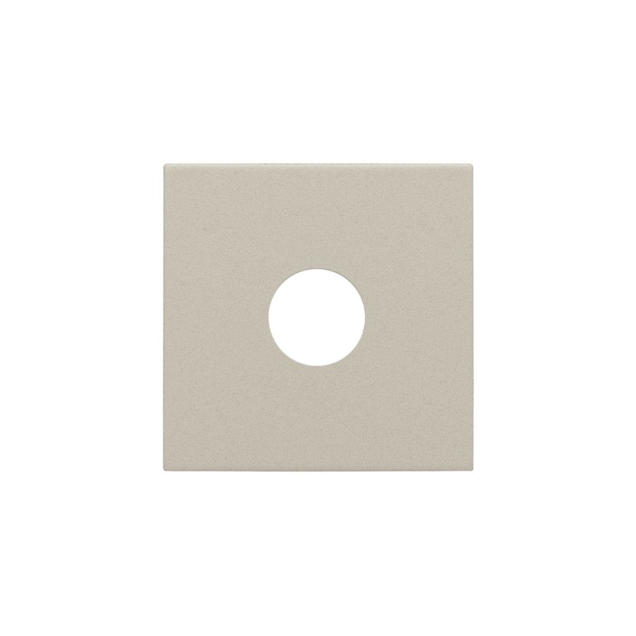 Afwerkingsset voor enkelvoudige coaxaansluiting voor tv sand textured