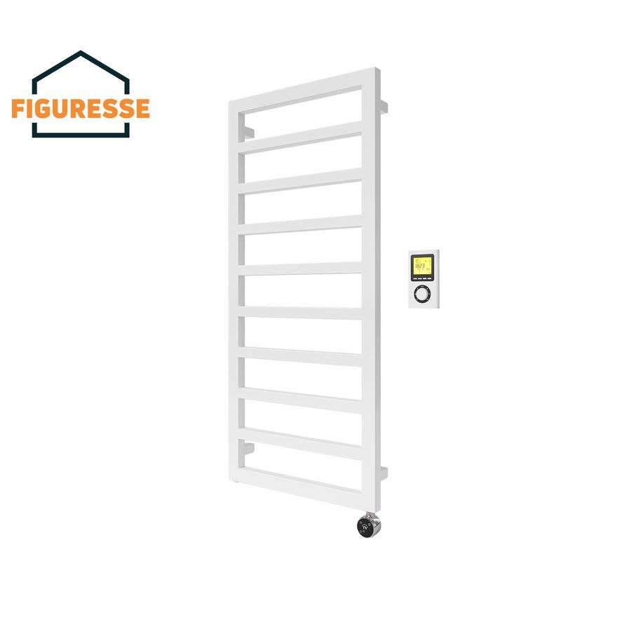 Elektrische handdoekradiator Squara E 1360x500 wit RAL9016