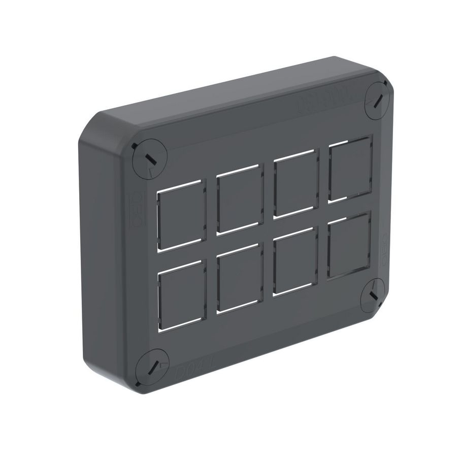 Stekerbare T100 deksel leeg uitbreekp DATA 150x116x39 Polyp