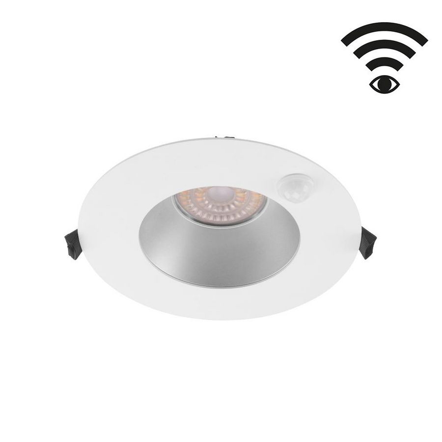 Downlight reflector mat Ø180mm 3-CCT 6-10W PIR wit