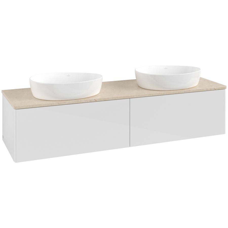 Wastafelonderkast Antao 1600x360x500mm G.White.L K39013GF