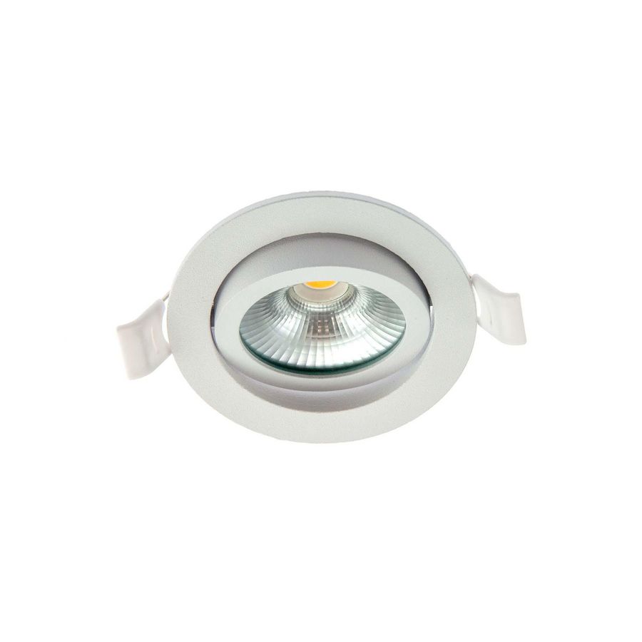 Inbouwspot OLIVIA 5W 450lm 2700K 45 White incl. DimDriver