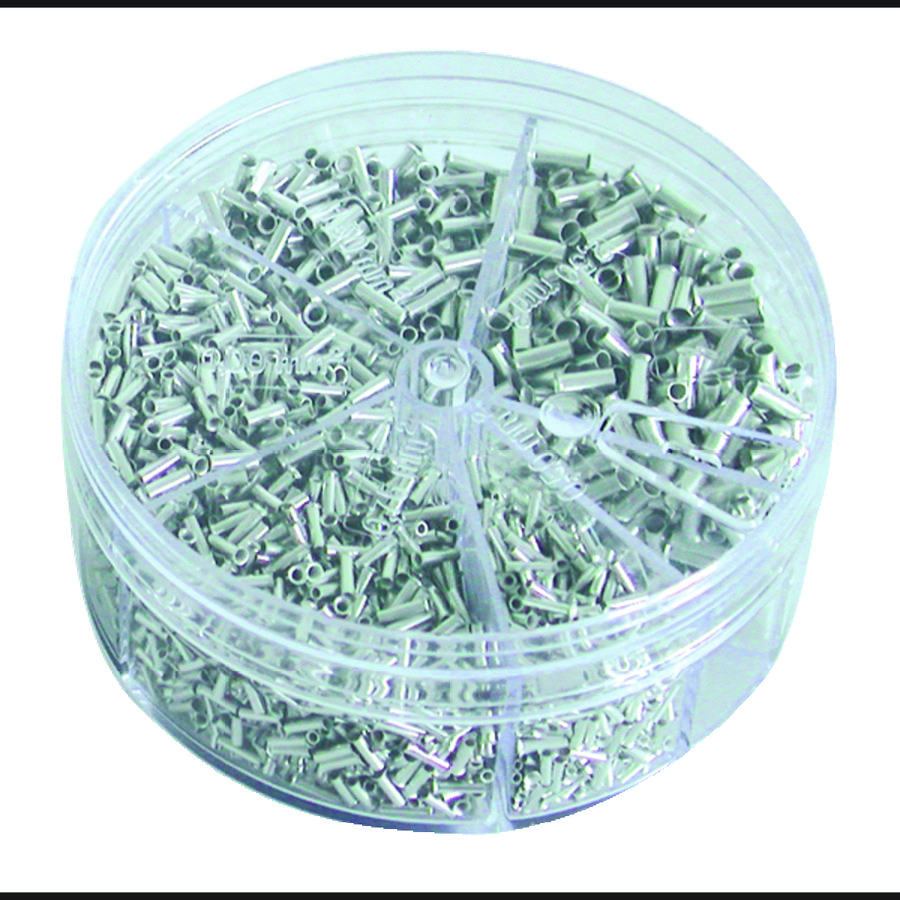 Stooidoos met adereindhulzen vertind