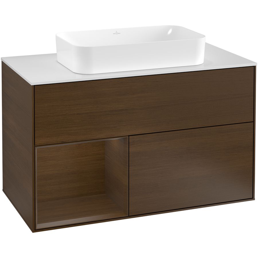 Wastafelonderkast Finion 1000x603x501mm W.Veneer G241GNGN