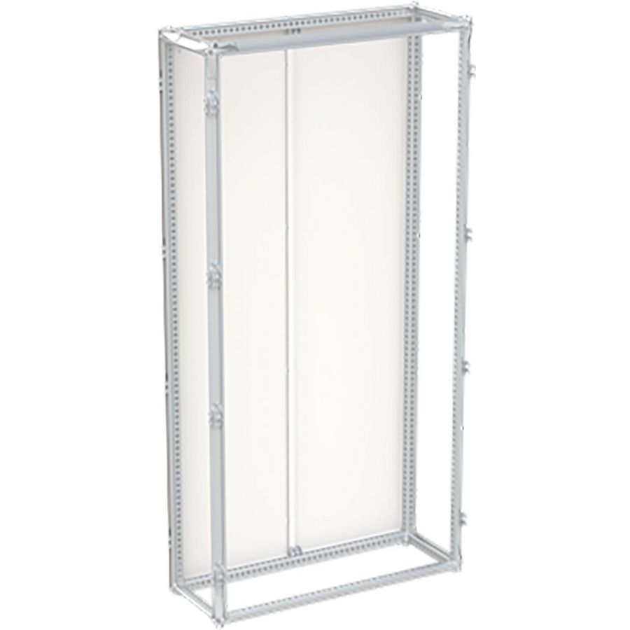 Kast alleen met achterwand 4PW/14GU/D4 RAL7035
