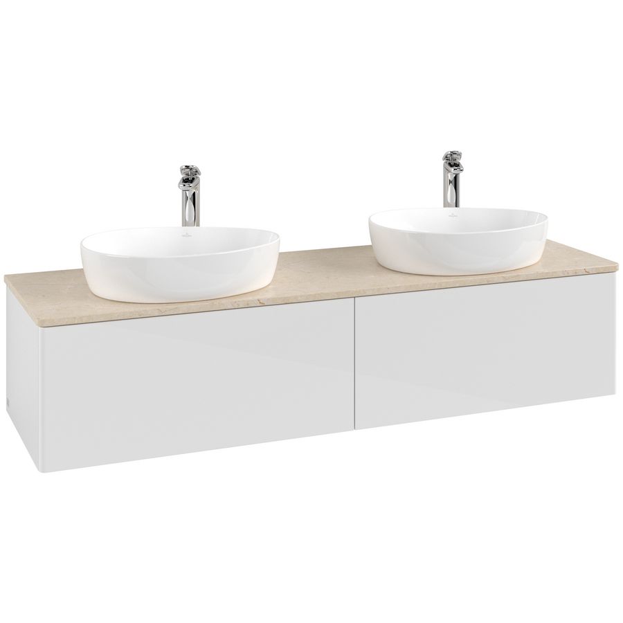 Wastafelonderkast Antao 1600x360x500mm G.White.L K39053GF