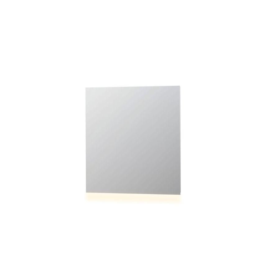 Spiegel SP3 inclusief ↑ of ↓ LED-verl. en sensorschakelaar (omkeerbaar) 800x800mm alu