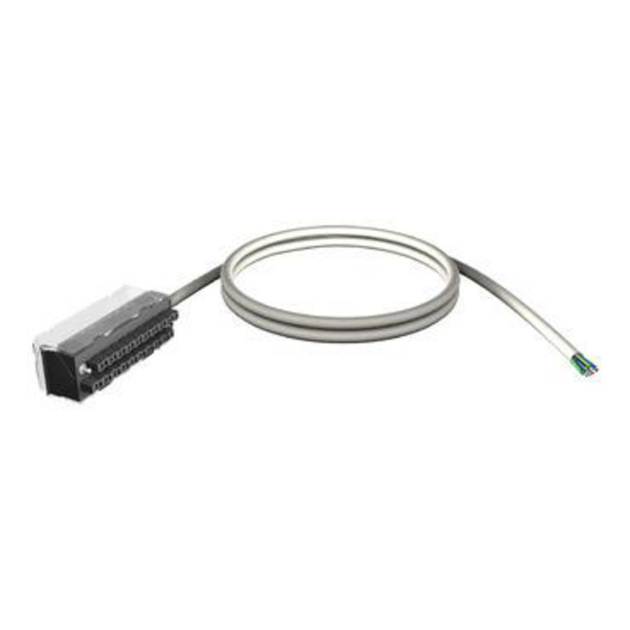 Afgeschermde kabelset Modicon X80 20pin klemmenblok