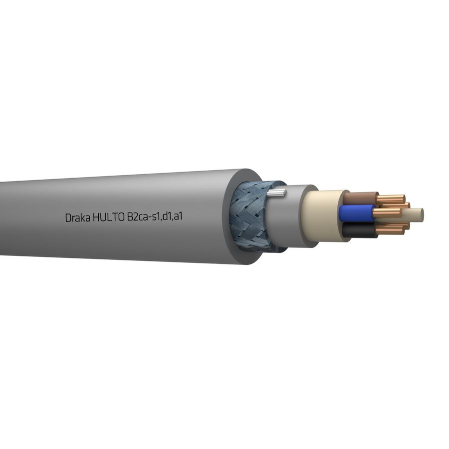 Haspel a 500m. HULTO B2ca 0,6/1kV gy# 5x1,5/1,5mm²