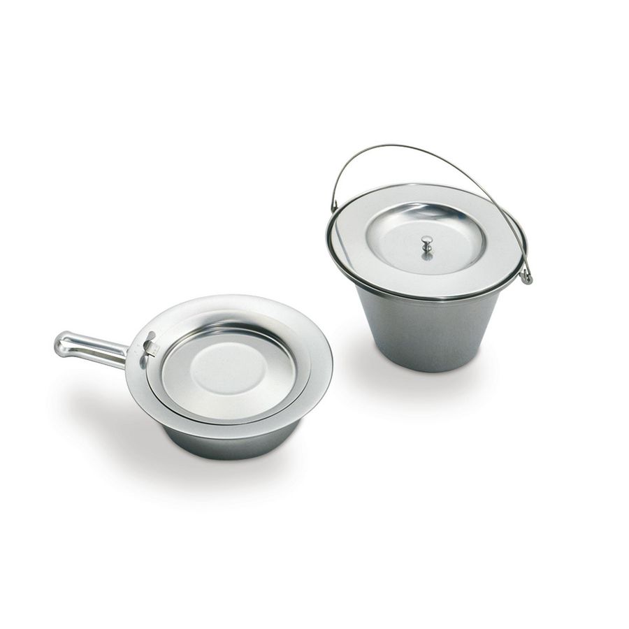 Toiletemmer incl. deksel RVS