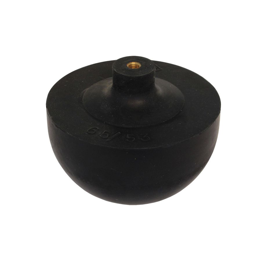Rubber bal 65/53 zwart GU