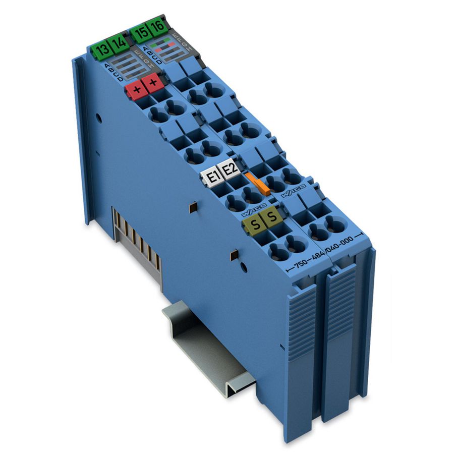 2-kanaals analoge ingang 4-20mA HART Intrinsiek veilig blauw
