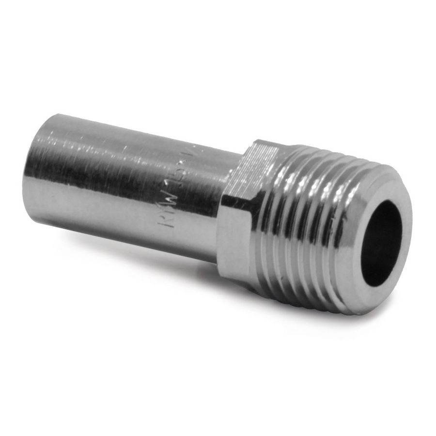 Insteekstuk XPress CU verchroomd spie-einde 15x1/2"bt.dr. S8CP VVE=5