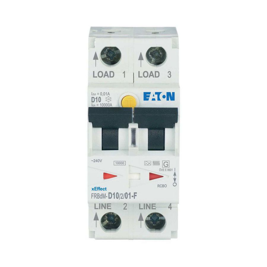 Aardlekautomaat digi RCBO FRBdM 2-polig 10A D-karakteristiek 100mA 10kA F