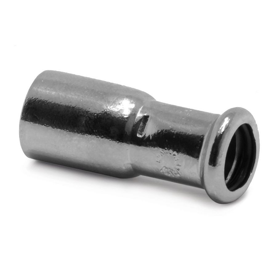 Insteekverloopsok XPress CU verchroomd 12x15mm spie 7243C VVE=10
