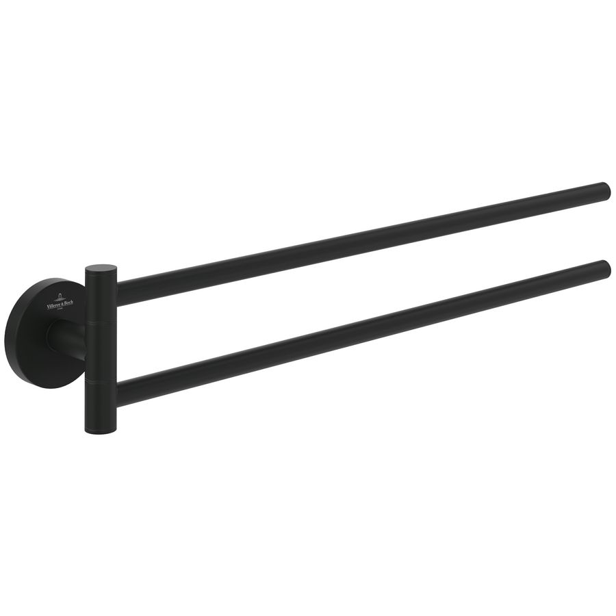 Handdoekhouder twee-armig Elements - Tender Matt Black
