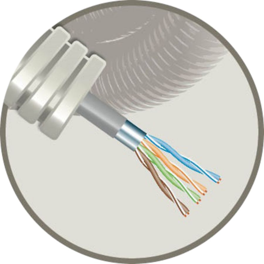 Rol a 100m. Buis snelflex 16mm FUTPcat5E