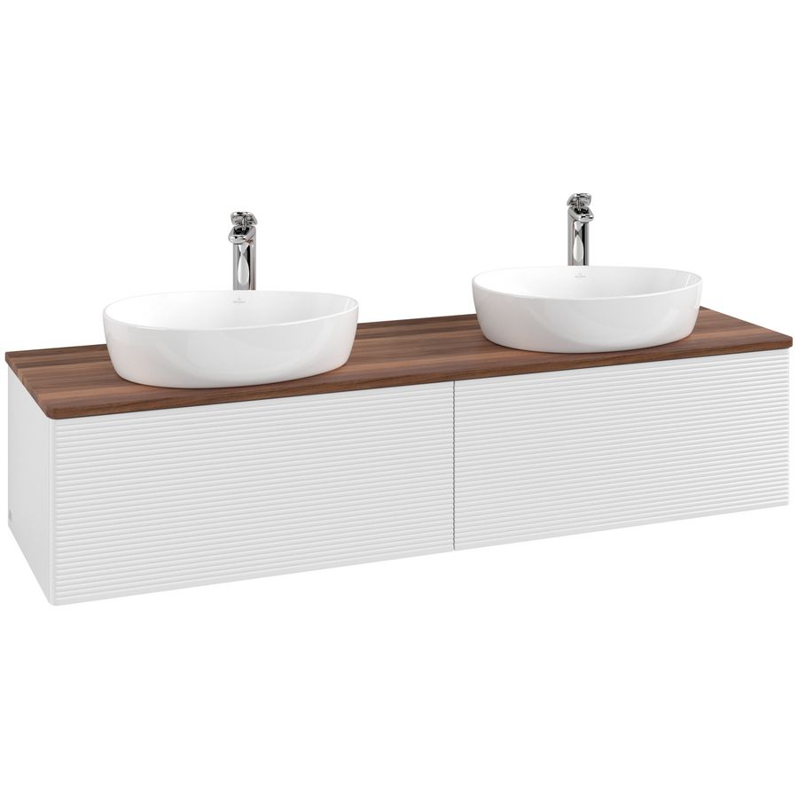 Wastafelonderkast Antao 1600x360x500mm G.White.L K39152GF