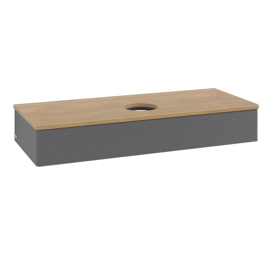 Wastafelonderkast Antao 1200x190x500mm Antr. Matt Lacquer K10111GK