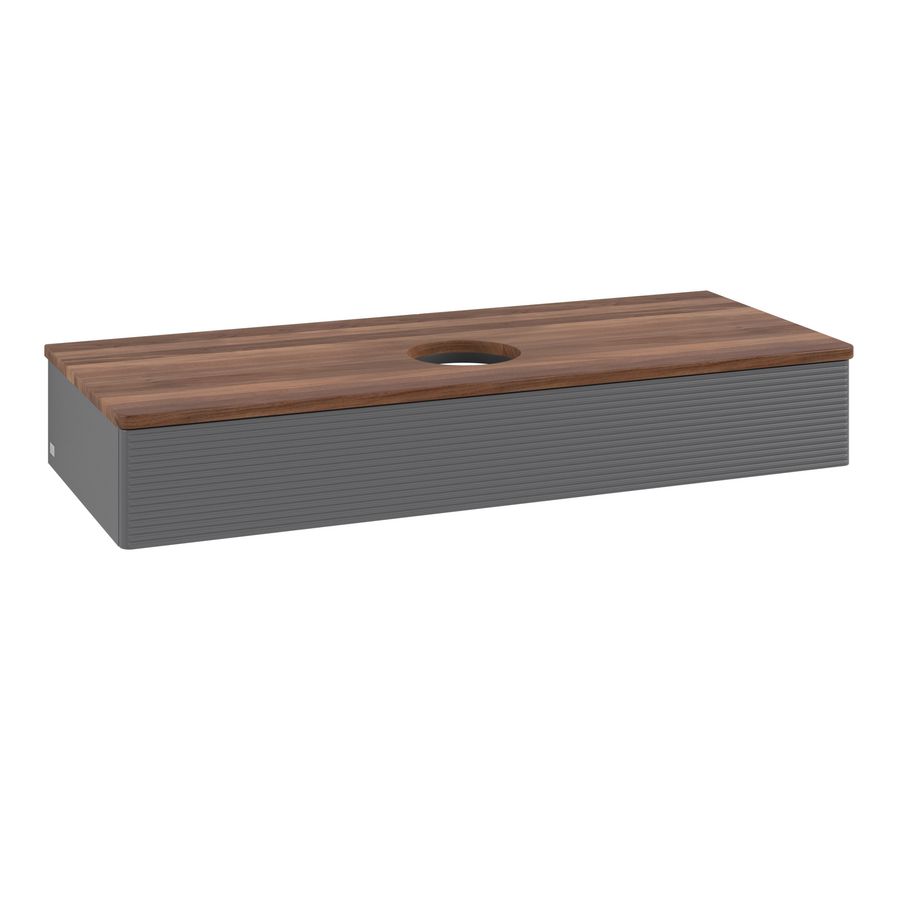 Wastafelonderkast Antao 1200x190x500mm Antr. Matt Lacquer K10112GK