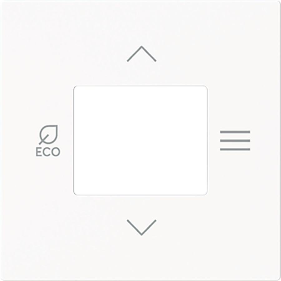 Centraalplaat v ruimtetemparatuurregelaar art-matwit (6109/03-44M)