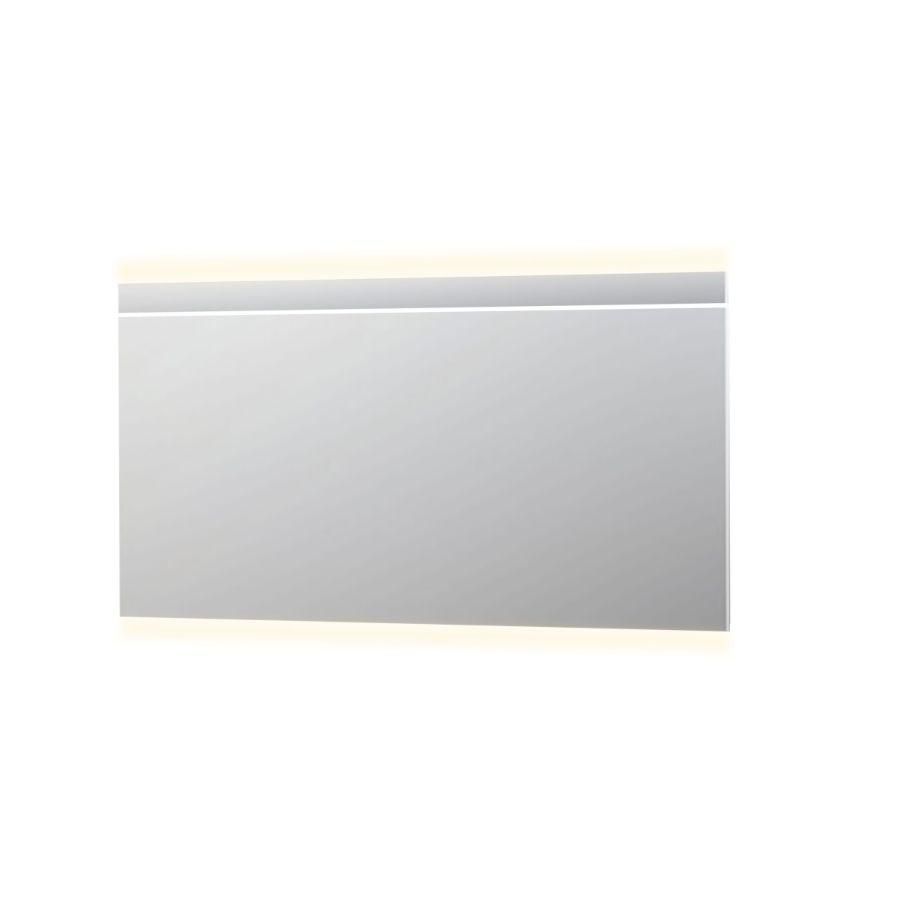 Spiegel SP6 met horizontaal geintegreerde LED verlichting en ind. LED-verl. ↑+↓ en sensorschakelaar 800x1600mm alu