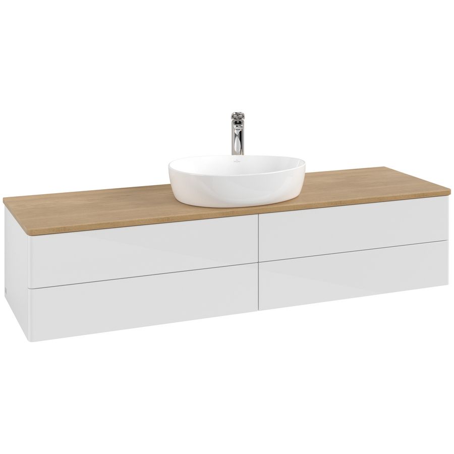 Wastafelonderkast Antao 1600x360x500mm G.White.L L25051GF