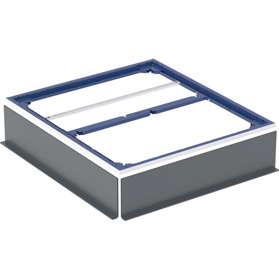 Installatieframe voor douchevloer tot 100cm voor vijf steunpoten: 100x90cm