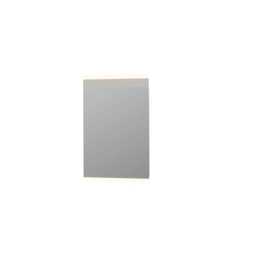 Spiegel SP11 rookglas met gematteerde bovenzijde en ind. LED-verl. ↑+↓ . sensorschakelaar 800x600mm rookglas