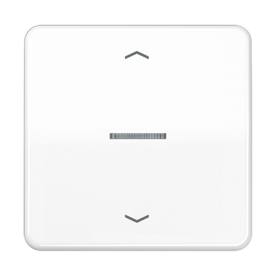 Stuurafdekking CD 1voudig alpinwit pijl HOME