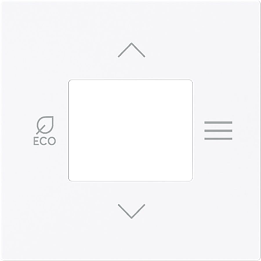 Centraalplaat v ruimtetemparatuurregelaar art-wit (6109/03-44G)