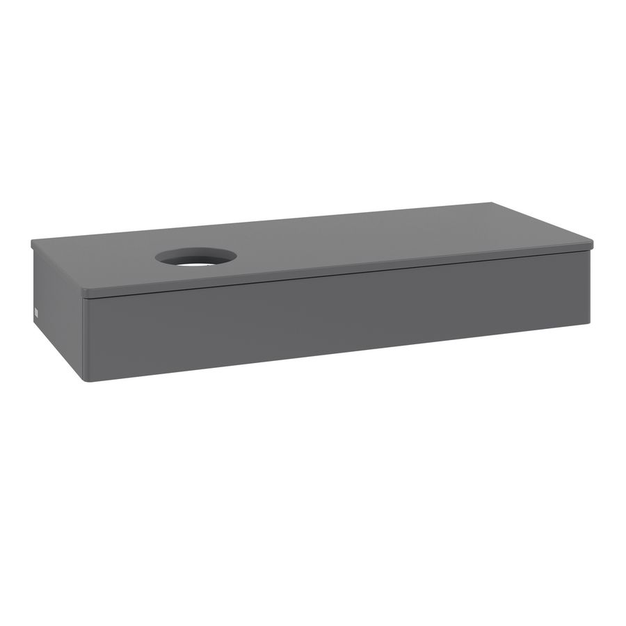 Wastafelonderkast Antao 1200x190x500mm Antr. Matt Lacquer K11010GK