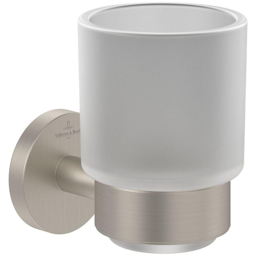 Glashouder Elements - Tender Brushed Nickel Matt