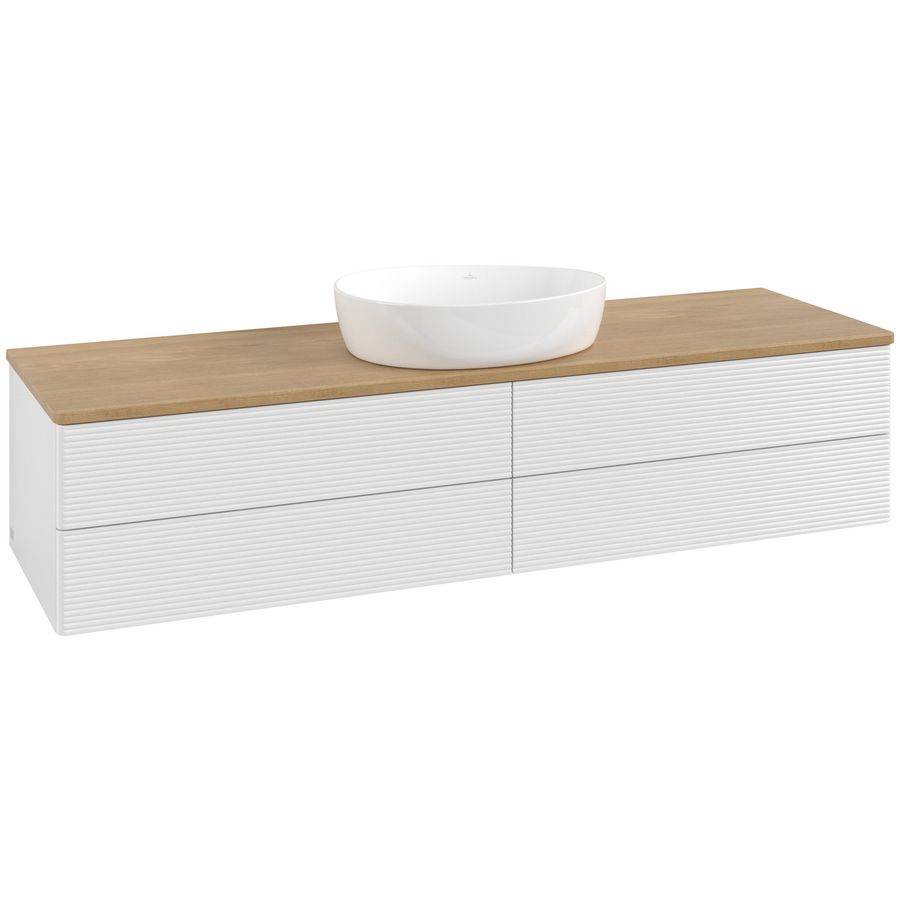 Wastafelonderkast Antao 1600x360x500mm G.White.L L25111GF