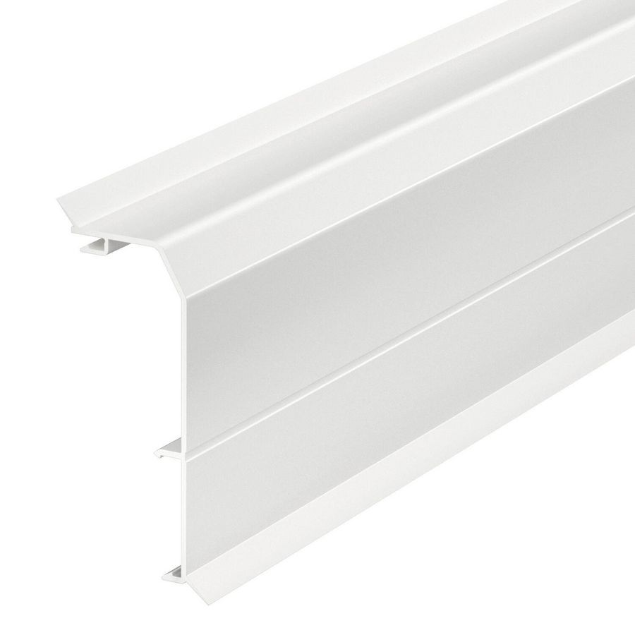 Lengte a 2m. DekselUDUO sokkel 40x105 DL 9010 puur wit