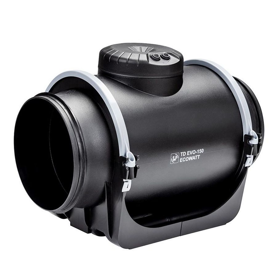 Buisventilator EC-gelijkstroommotor Ø100mm TD-EVO-100 PF Ecowatt 230V RE