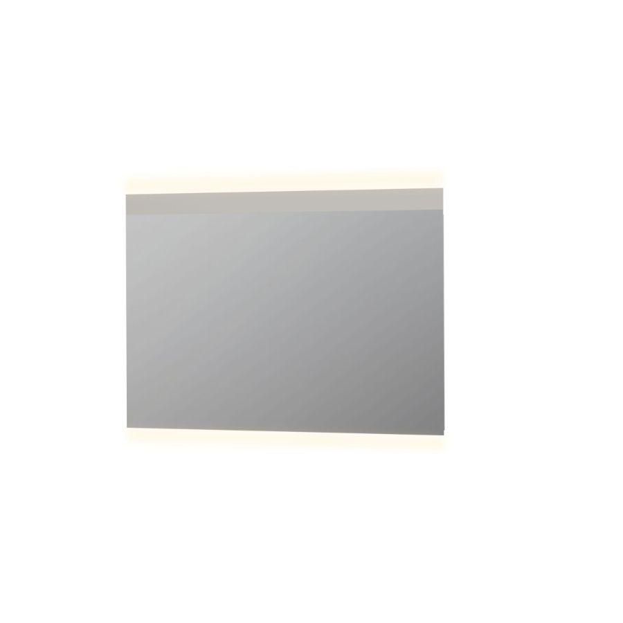 Spiegel SP11 rookglas met gematteerde bovenzijde en ind. LED-verl. ↑+↓ incl. sensorschakelaar 800x1200mm rookglas
