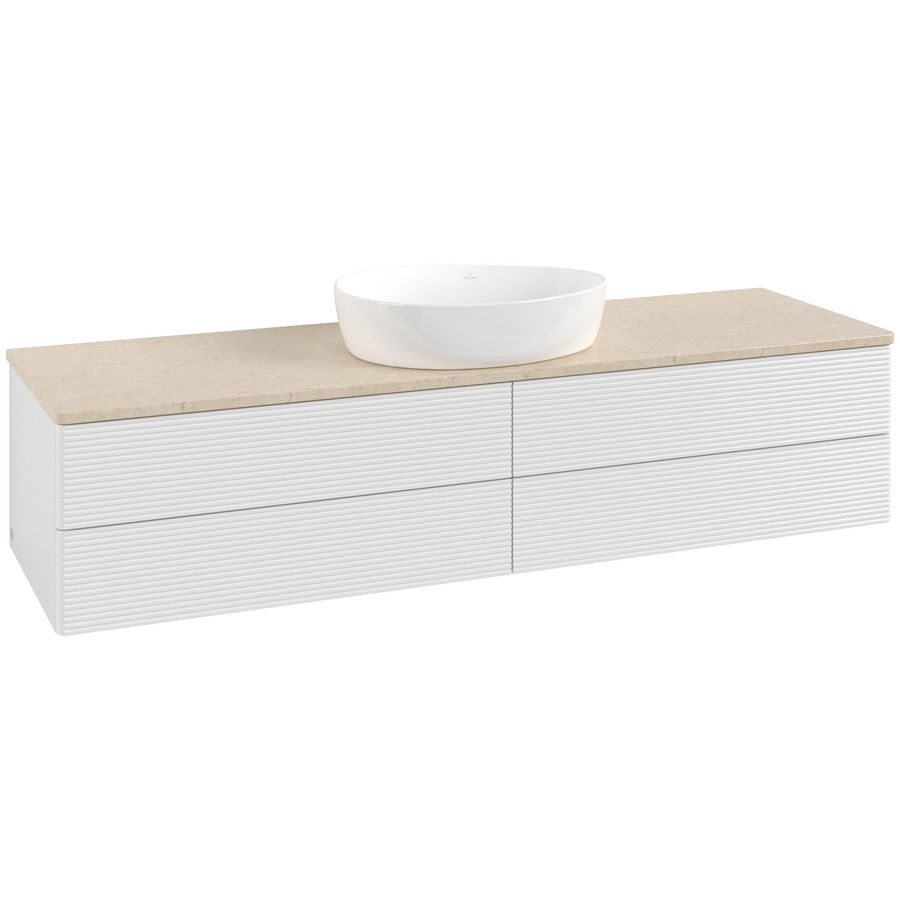 Wastafelonderkast Antao 1600x360x500mm G.White.L L25113GF
