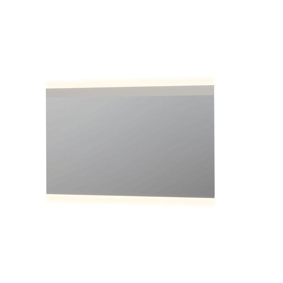 Spiegel SP11 rookglas met gematteerde bovenzijde en ind. LED-verl. ↑+↓ incl. sensorschakelaar 800x1400mm rookglas