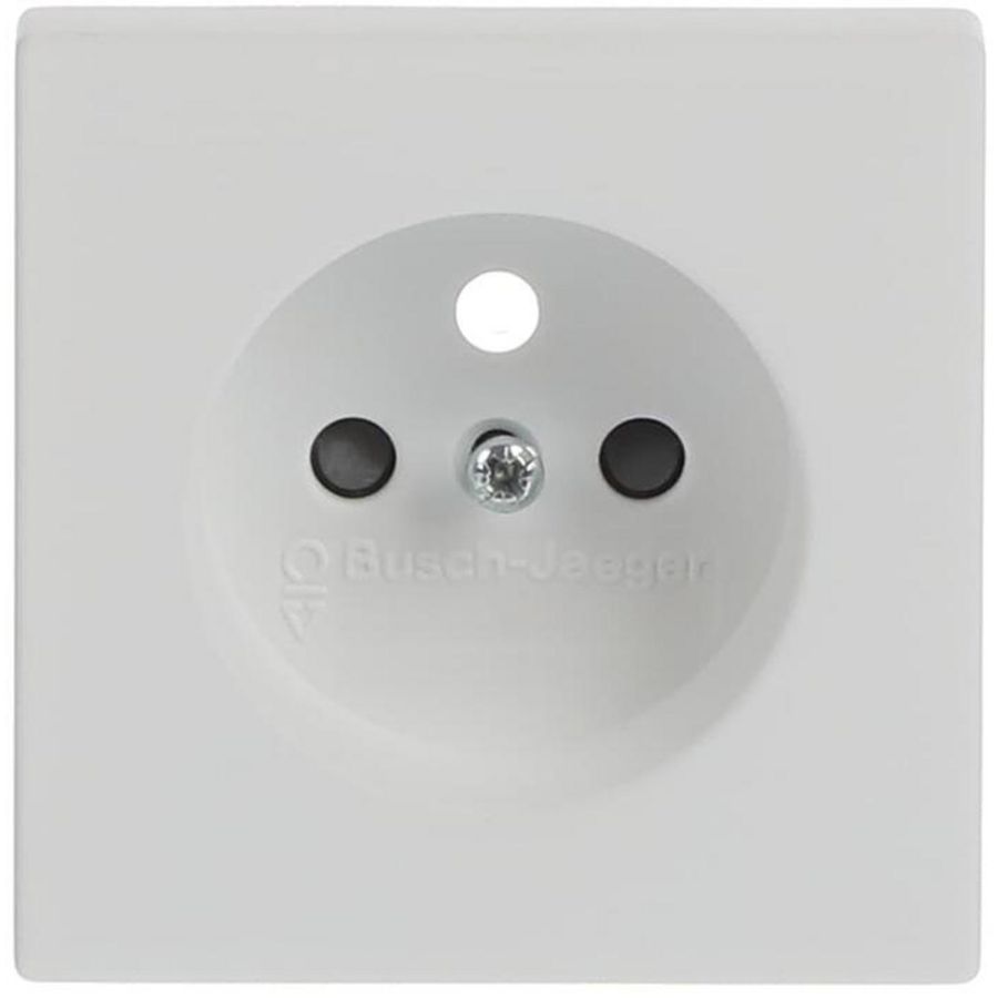 Centraalplaat wandcontactdoos penaarde B kv f-matwit (2399 UCKS-884)
